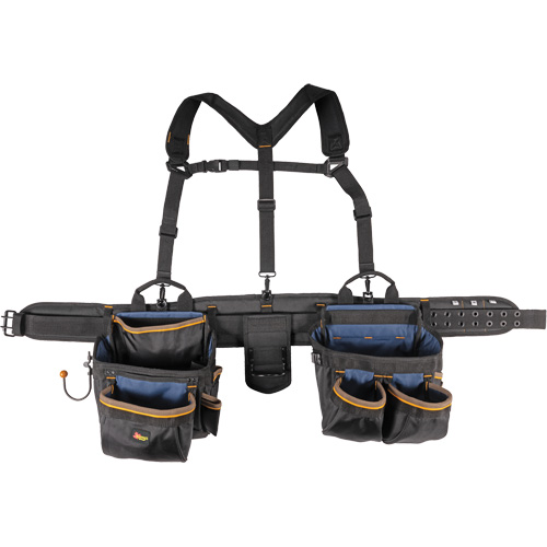 Ceinture &agrave; outils de luxe, Polyester, Noir Solutions industrielles ALPHA