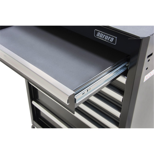 Industrial Tool Cart, 7 Drawers, 27" W x 18-3/4" D x 39" H, Black Solutions industrielles ALPHA