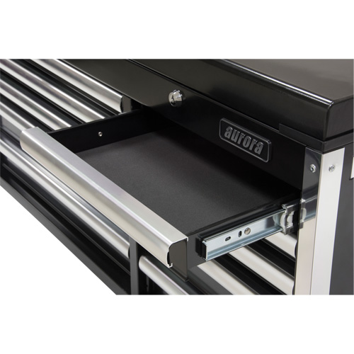 Industrial Tool Chest, 41" W, 10 Drawers, Black Solutions industrielles ALPHA