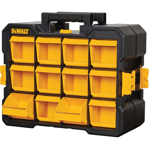 Organisateur Flip-Bin, 3-7/8" la x 17-3/4" p x 13-7/8" h, Noir/Jaune Solutions industrielles ALPHA