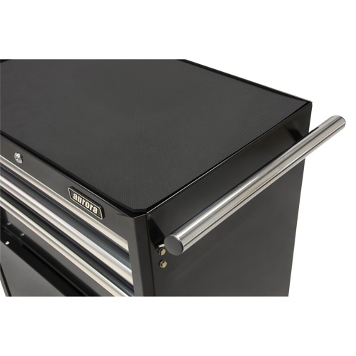 Industrial Tool Cart, 3 Drawers, 29-4/5" W x 21-1/5" D x 38-4/5" H, Black Solutions industrielles ALPHA