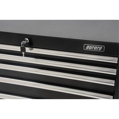 Industrial Tool Cart, 6 Drawers, 39" W x 20-4/5" D x 38-1/2" H, Black Solutions industrielles ALPHA