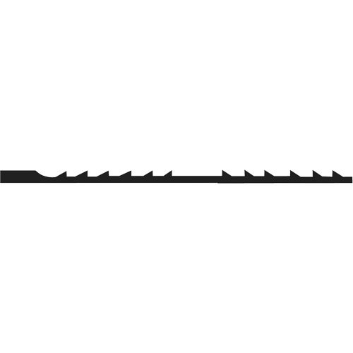 12 lames de scie &agrave; chantourner meul&eacute; avec pr&eacute;cision, Coupe spirale, 0,05" la x 5" lo, 8 dents par pouce Solutions industrielles ALPHA