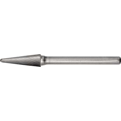 CLEVELAND Solid Carbide Burrs - Taper Shape Radius End 14°, 1/8" Shank Solutions industrielles ALPHA