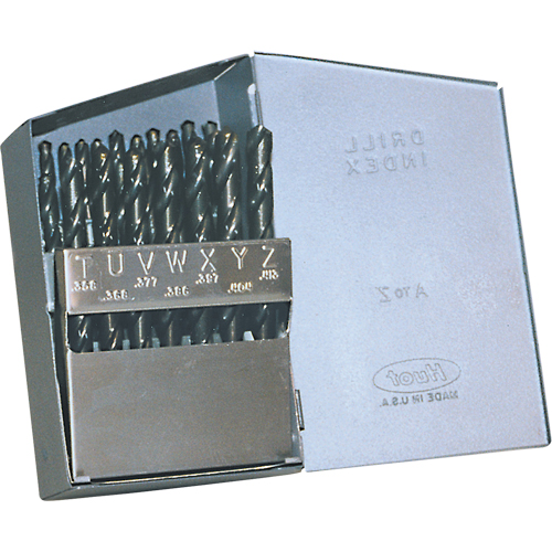 Jeux de forets, 26 morceaux, Acier rapide Solutions industrielles ALPHA