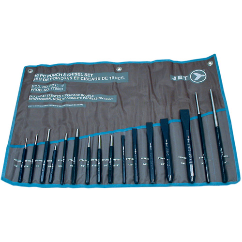 Jeu de poinçons et ciseaux PC16-1S, 16 morcea Solutions industrielles ALPHA