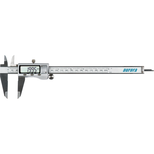 Electronic Digital Calipers, 0.001" (0.03 mm) Resolution, 0" - 8" (0 mm - 200 mm) Range Solutions industrielles ALPHA