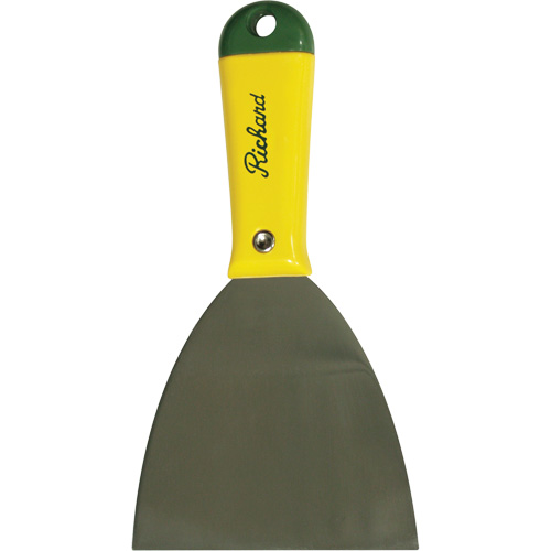 Couteau &agrave; galon sur joint flexible de s&eacute;rie Signature, Lame Acier &agrave; haute teneur en carbone, Largeur 4", Manche Polypropyl&egrave;ne Solutions industrielles ALPHA