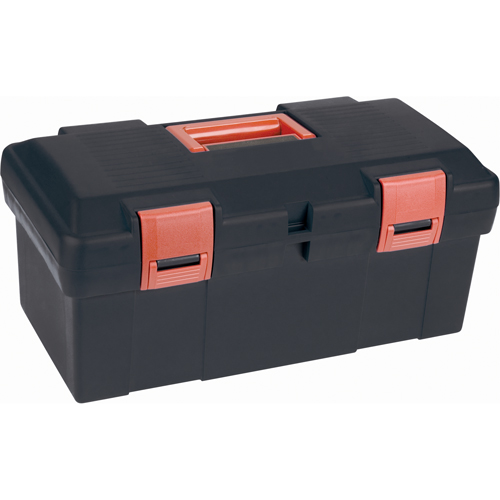 Heavy-Duty Tool Box, 17-1/2" W x 9-1/2" D x 8" H, Black Solutions industrielles ALPHA