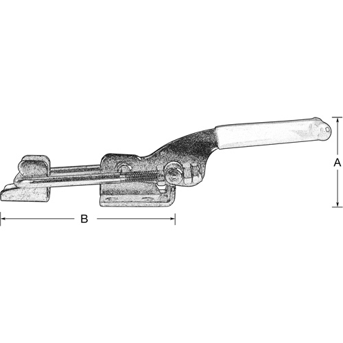 Latch Clamps, 360 lbs. Clamping Force Solutions industrielles ALPHA
