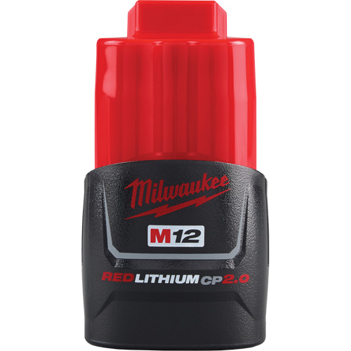 M12 Redlithium 2.0 Battery, Lithium-Ion, 12 V, 2 A Solutions industrielles ALPHA