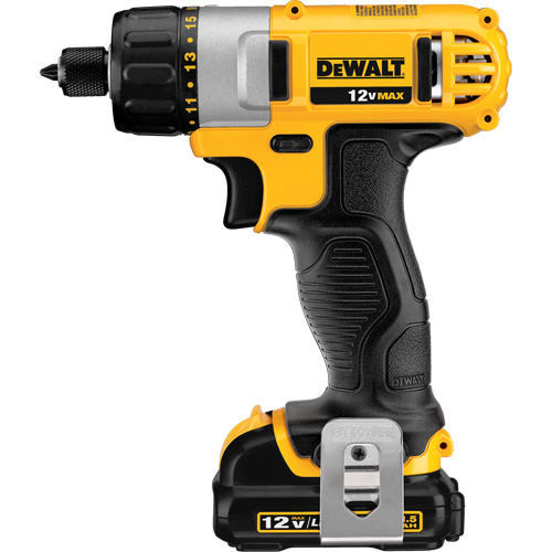 Ensemble de tournevis max, 1/4", 12 V, 160 UWO couple max., Lithium-ion bloc-pile Solutions industrielles ALPHA