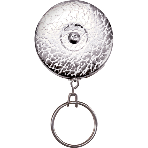 Porte-cl&eacute;s &agrave; d&eacute;vidoir The Original, Chrome, C&acirc;ble 24", Fixation Agrafe de ceinture Solutions industrielles ALPHA