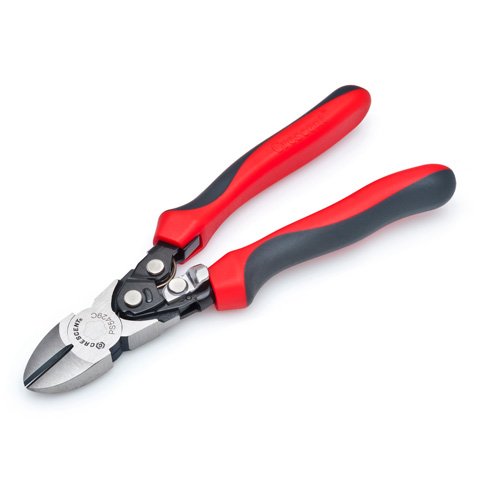 Pro Series Dual Material Diagonal Compound Action Cutting Pliers, 8" L Solutions industrielles ALPHA