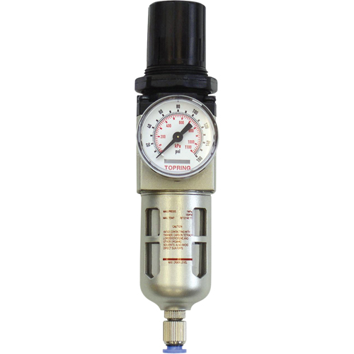 Filtreur/r&eacute;gulateur modulaire, 1/4" NPT, 150 psi, Capacit&eacute; de 0,5 oz liq. Solutions industrielles ALPHA