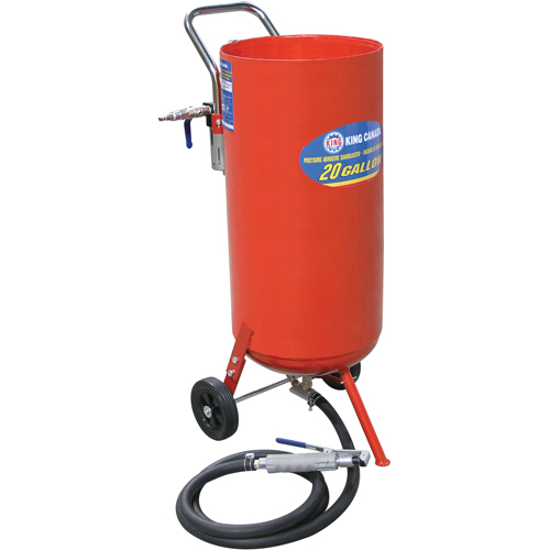 Pressure Abrasive Sandblasters, 6-25 CFM, 16.6 Gal. (20 US Gal) Tank Solutions industrielles ALPHA