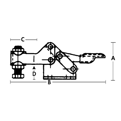 Brides de fixation horizontale - S&eacute;rie 205 Solutions industrielles ALPHA