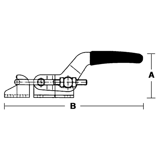Latch Clamps - 300 Series, 360 lbs. Clamping Force Solutions industrielles ALPHA