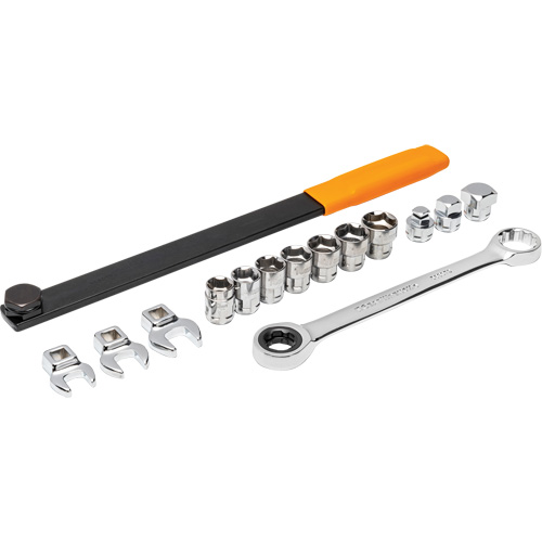 Ensemble d'outils &agrave; rochet avec ceinture serpentine 15 mcx Solutions industrielles ALPHA