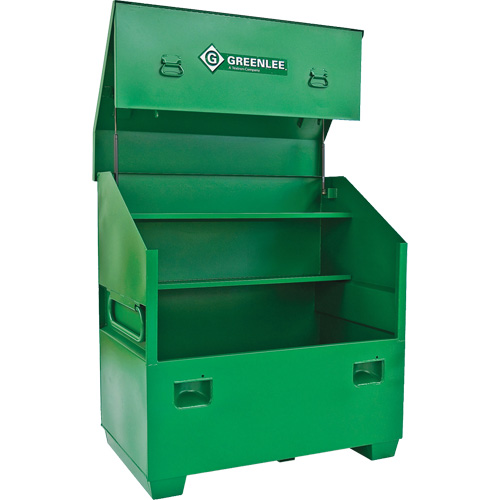 Coffre de chantier, 36" la x 30" p x 48" h, Vert Solutions industrielles ALPHA