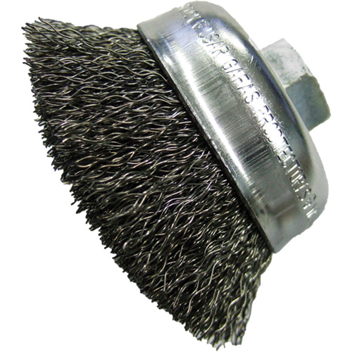 Brosses-boisseau &agrave; fils cr&ecirc;p&eacute;s 5" Solutions industrielles ALPHA
