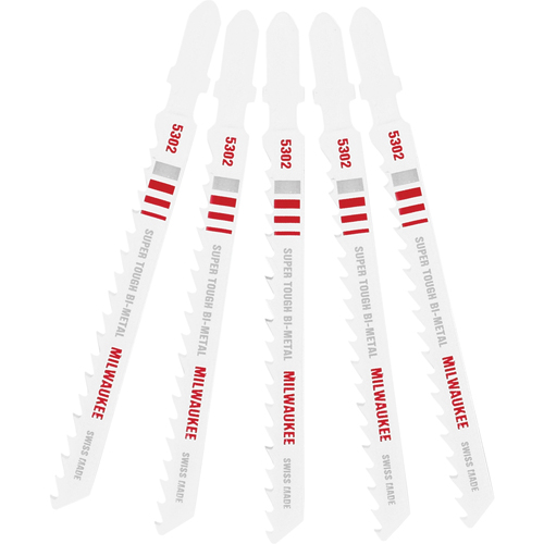 Lame de scie sauteuse, Bim&eacute;tal, Tige en T, 4" lo, 6 dents par pouce Solutions industrielles ALPHA
