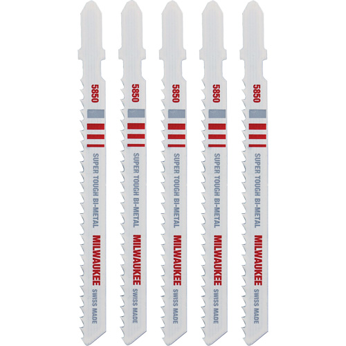 Lame de scie sauteuse, Bim&eacute;tal, Tige en T, 4" lo, 8 dents par pouce Solutions industrielles ALPHA
