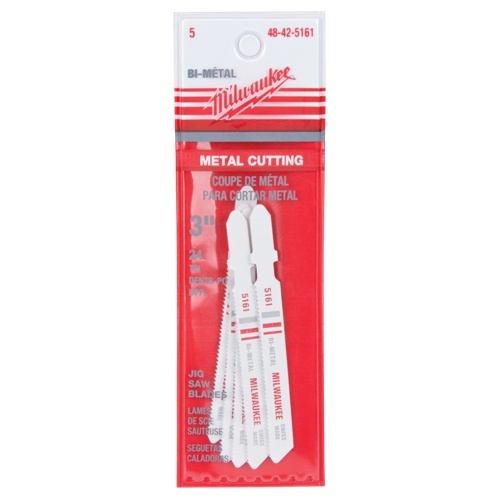 Lame de scie sauteuse, Bim&eacute;tal, Tige en T, 3" lo, 24 dents par pouce Solutions industrielles ALPHA
