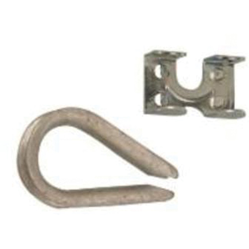 Cosse de c&acirc;ble m&eacute;tallique et clame de cordage Solutions industrielles ALPHA