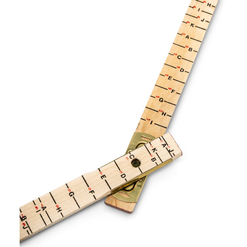 R&egrave;gle de maçon surdimensionn&eacute; Red End, 6' lo, Bois, Graduations de 1/16" Solutions industrielles ALPHA