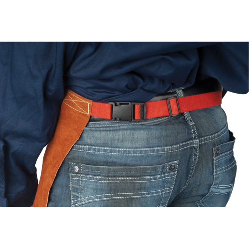 Tablier en cuir, Taille, 24" lo, Lava Brown Solutions industrielles ALPHA