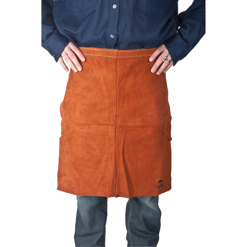 Tablier en cuir, Taille, 24" lo, Lava Brown Solutions industrielles ALPHA