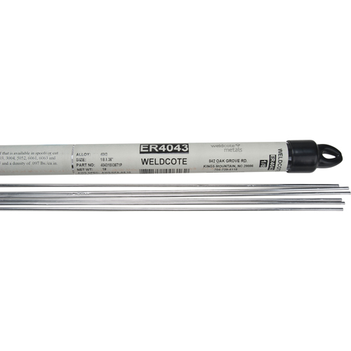 Baguettes pour soudage TIG en longueurs de 36", 3/32", Aluminium Solutions industrielles ALPHA