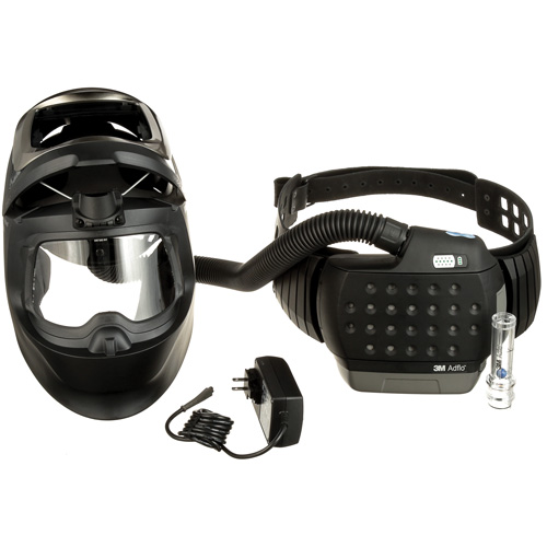 Respirateur d'&eacute;puration d'air propuls&eacute; Adflo, Masque de soudage, Pile Lithium-ion Solutions industrielles ALPHA