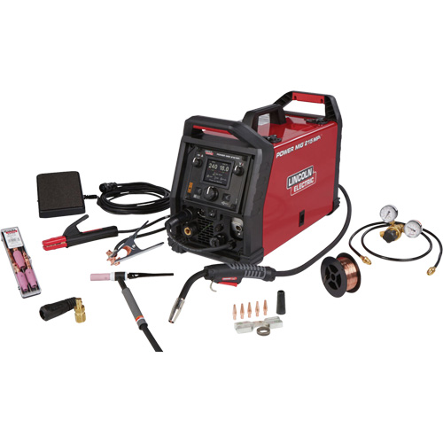 Soudeuse &agrave; proc&eacute;d&eacute; multiple POWER MIG 215 MPi TIG One-Pak, 120 V/230 V, 1 Ph, 60 Hz Solutions industrielles ALPHA