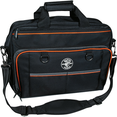 Tradesman Pro Tech Bag with Laptop Pocket, Polyester, 22 Pockets, Black/Orange Solutions industrielles ALPHA