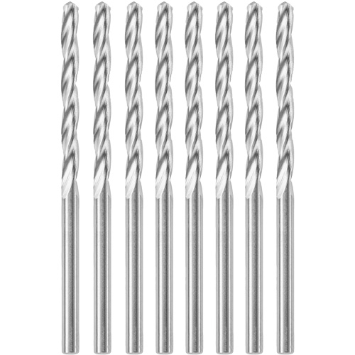8-Piece Standard Point Spiral Saw Bit with 1/8" Diameter, 1/8", 1" Flute Solutions industrielles ALPHA