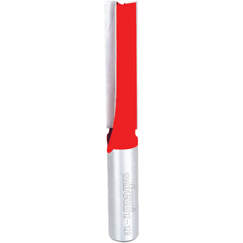 Router Bit - Double Flute Straight Bit, 1/2" Dia., 1-1/4" H, 4-1/8" L, 1/2" Shank Solutions industrielles ALPHA