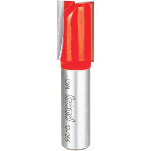 Router Bit - Double Flute Straight Bit, 5/8" Dia., 1-1/2" H, 2-1/2" L, 1/2" Shank Solutions industrielles ALPHA