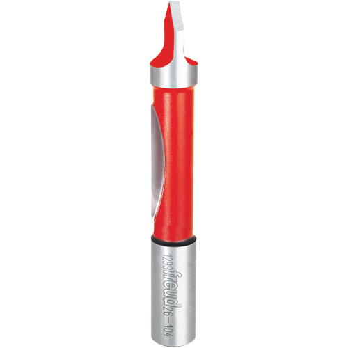 Fraise - foret guide pour panneau, 1/2" dia, 1-1/4" ha, 3-3/4" lo, 1/2" Manche Solutions industrielles ALPHA