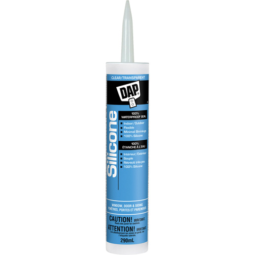 Scellant de silicone, 290 ml, Tube, Transparent Solutions industrielles ALPHA