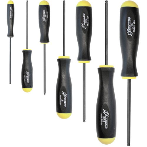 Ball Driver Screwdriver Sets - SAE, 7 Pcs. Solutions industrielles ALPHA