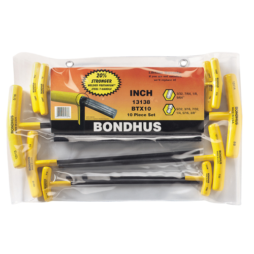 Ball Driver&reg; Hex Keys Set, 10 Pcs., Imperial Solutions industrielles ALPHA
