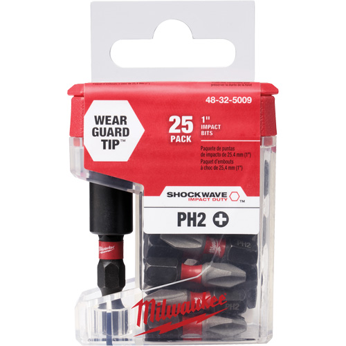 Shockwave Magnetic Bit Tip Holder with Phillips Insert Bits Solutions industrielles ALPHA