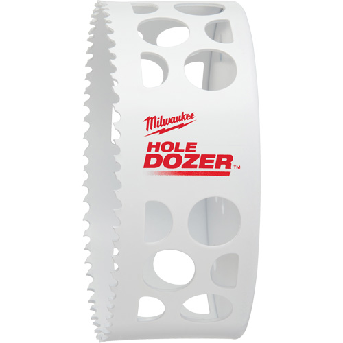 Scie-cloche Hole Dozer, 4-3/4", Profondeur de la coupe 1-5/8", Bim&eacute;tal Solutions industrielles ALPHA