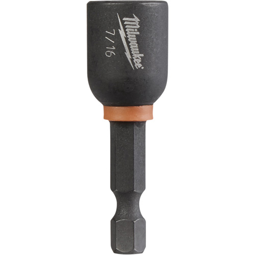 Shockwave Impact Duty Nut Driver, 1/4" Tip, 7/16" Drive, 1-7/8" L, Magnetic Solutions industrielles ALPHA