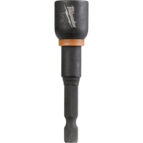 Shockwave Impact Duty Nutsetter, 1/4" Tip, 7/16" Drive, 2-9/16" L, Magnetic Solutions industrielles ALPHA