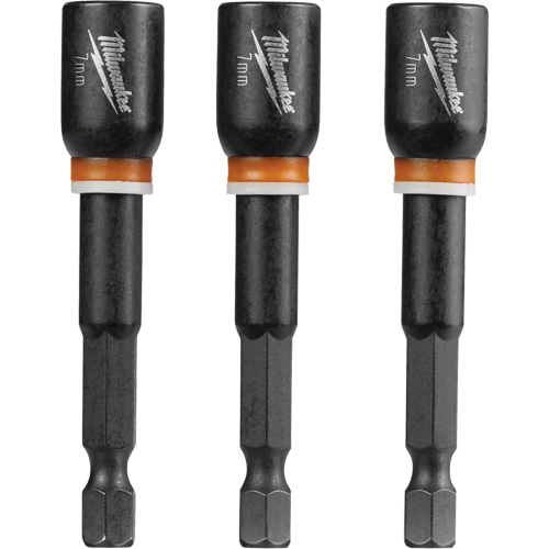 Shockwave Impact Duty Nut Driver, 1/4" Tip, 7 mm Drive, 2-9/16" L, Magnetic Solutions industrielles ALPHA