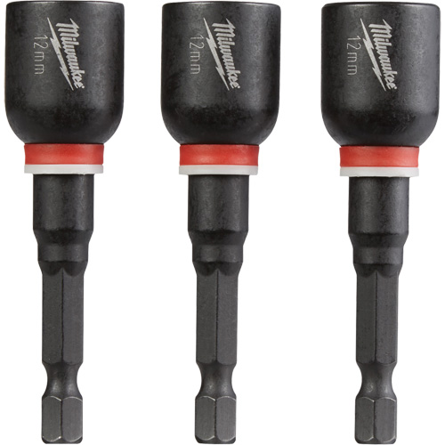 Shockwave Impact Duty Nut Driver, 1/4" Tip, 12 mm Drive, 2-9/16" L, Magnetic Solutions industrielles ALPHA