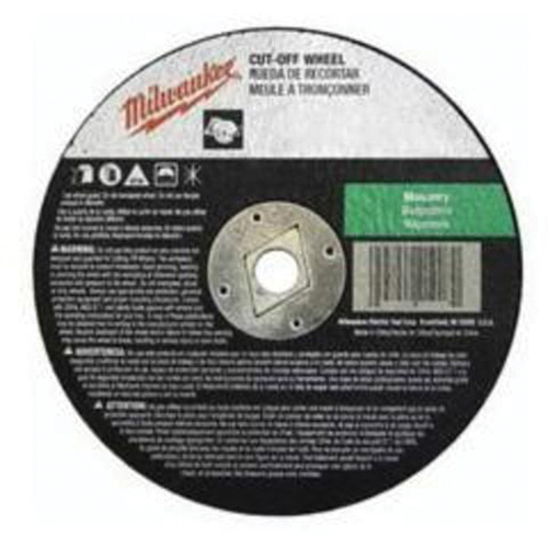 Reinforced Cut-Off Wheels, 7" x 1/8", 5/8" Arbor, Type 1, Silicon Carbide, 8730 RPM Solutions industrielles ALPHA